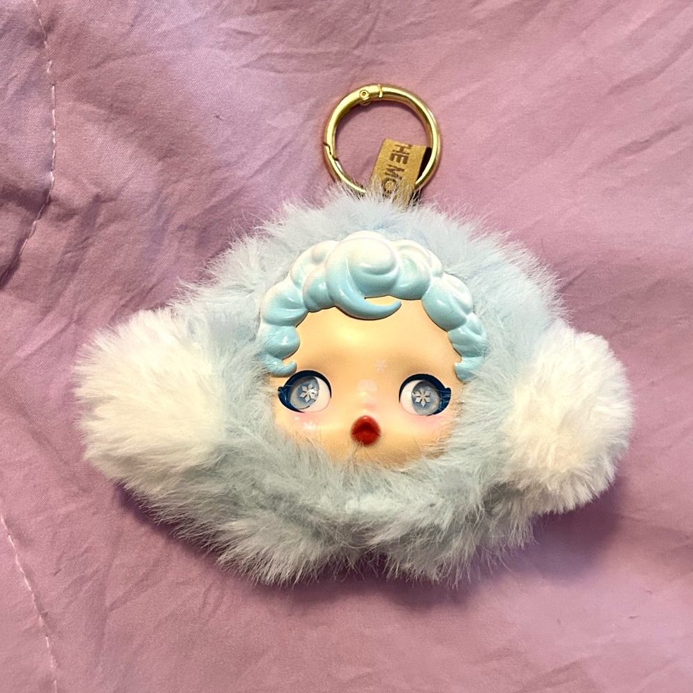 SkullPanda Plush Head Charm